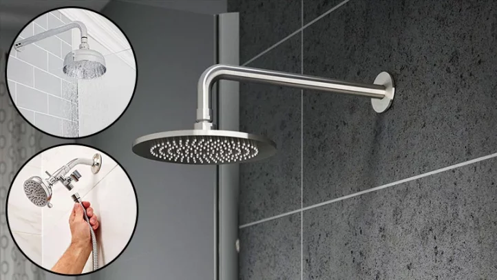 Can Shower Head be Above Tile?