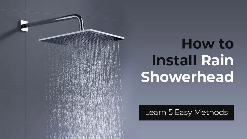 How to Install a Rain Showerhead